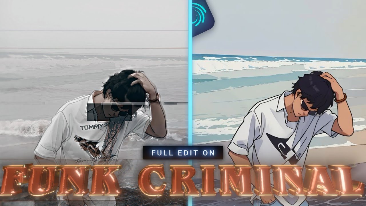 Ae Like Funk Criminal Full Edit FT. @Bh4vyaFx | Alight Motion (+Preset) #edit #glitcheffect