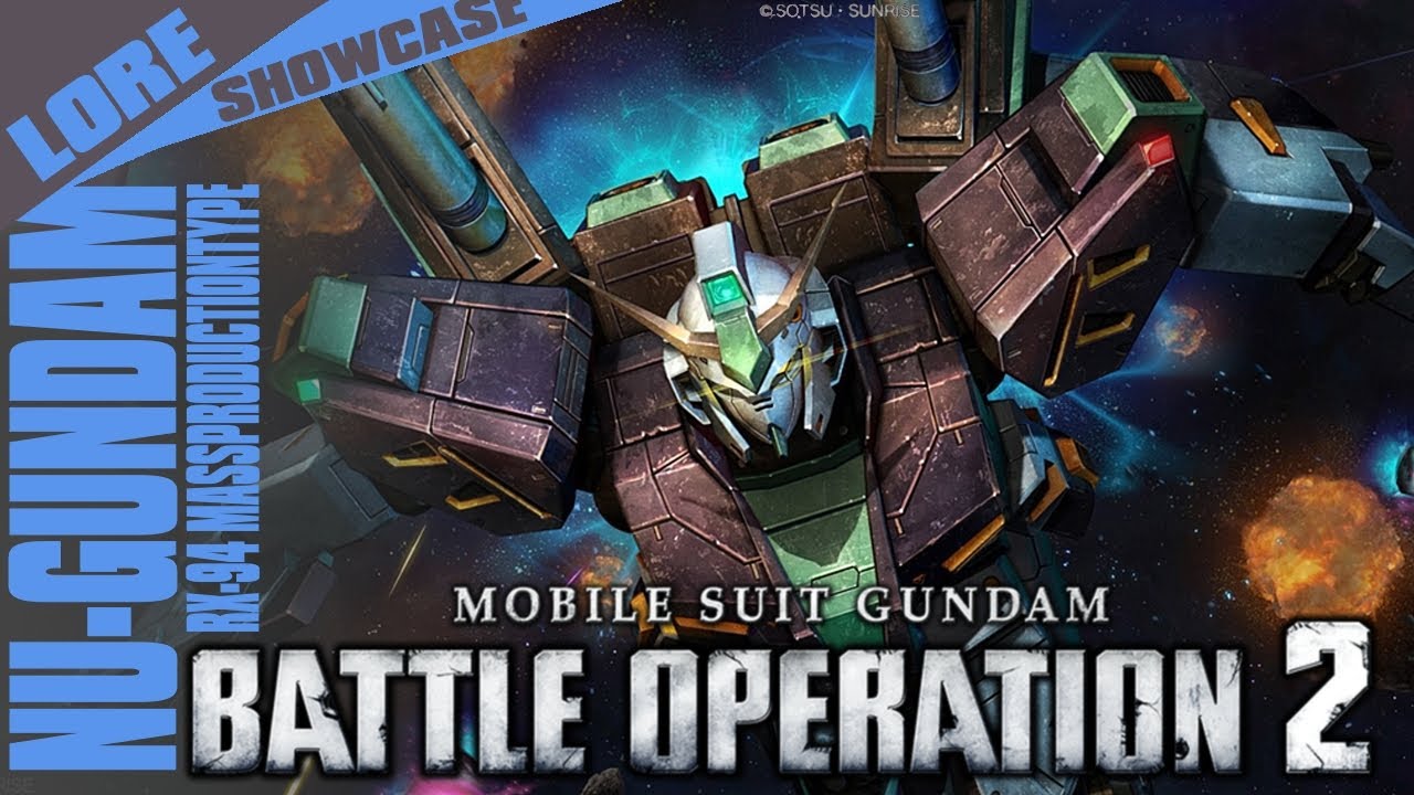 【GBO2】Nu Gundam Mass Production Type | Lore and Showcase (ID Commentary)