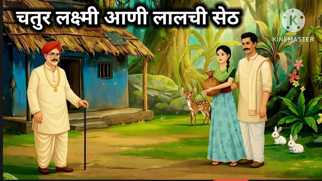 लालची जमींदाराचा पराभव  ll लक्ष्मीची चातुर्यपूर्ण युक्ती ll प्रेरणादायी  कथा ll Marathi bodhkatha ll