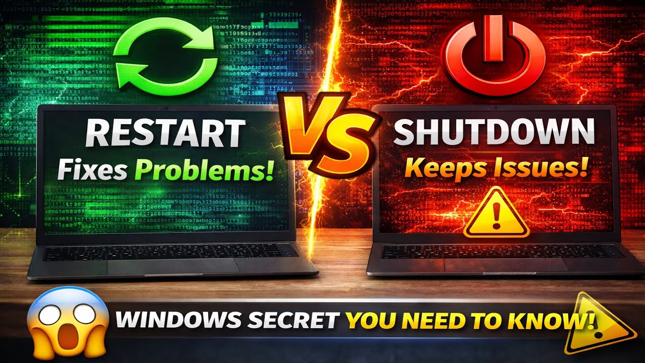 Stop Shutting Down Your PC - Do This Instead to Fix Errors Instantly