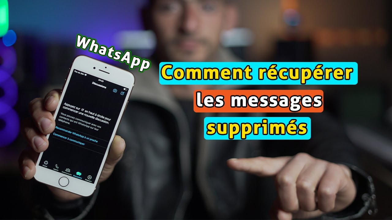 Comment récupérer les messages/conversations WhatsApp supprimés sur iPhone ?