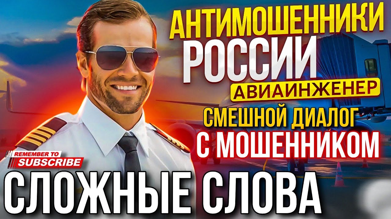 СЛОЖНЫЕ СЛОВА // СМЕШНОЙ ДИАЛОГ С МОШЕННИКОМ 😄 АВИАИНЖЕНЕР ПРОТИВ МОШЕННИКОВ #мошенники