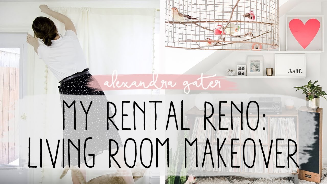 My (Mini) Rental Reno | Decorating My Living Room S1 E1