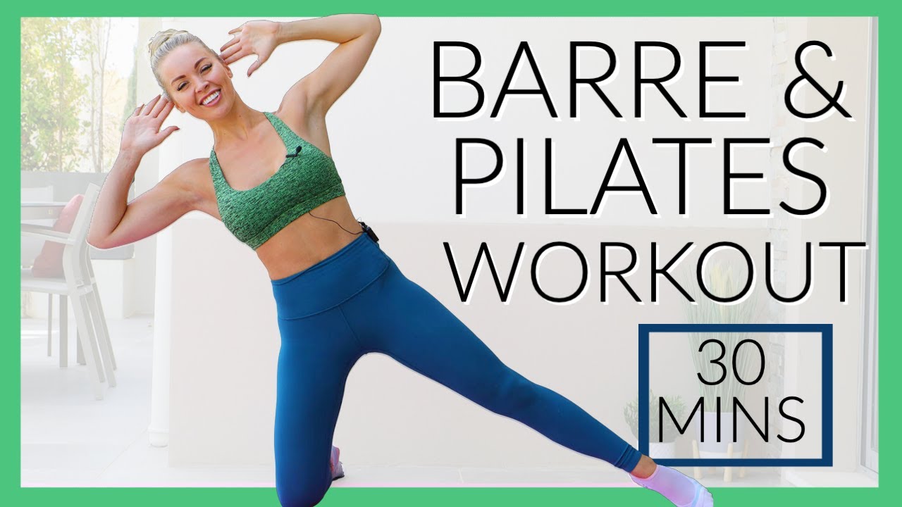 Full Body Barre & Pilates Workout. No Equipment