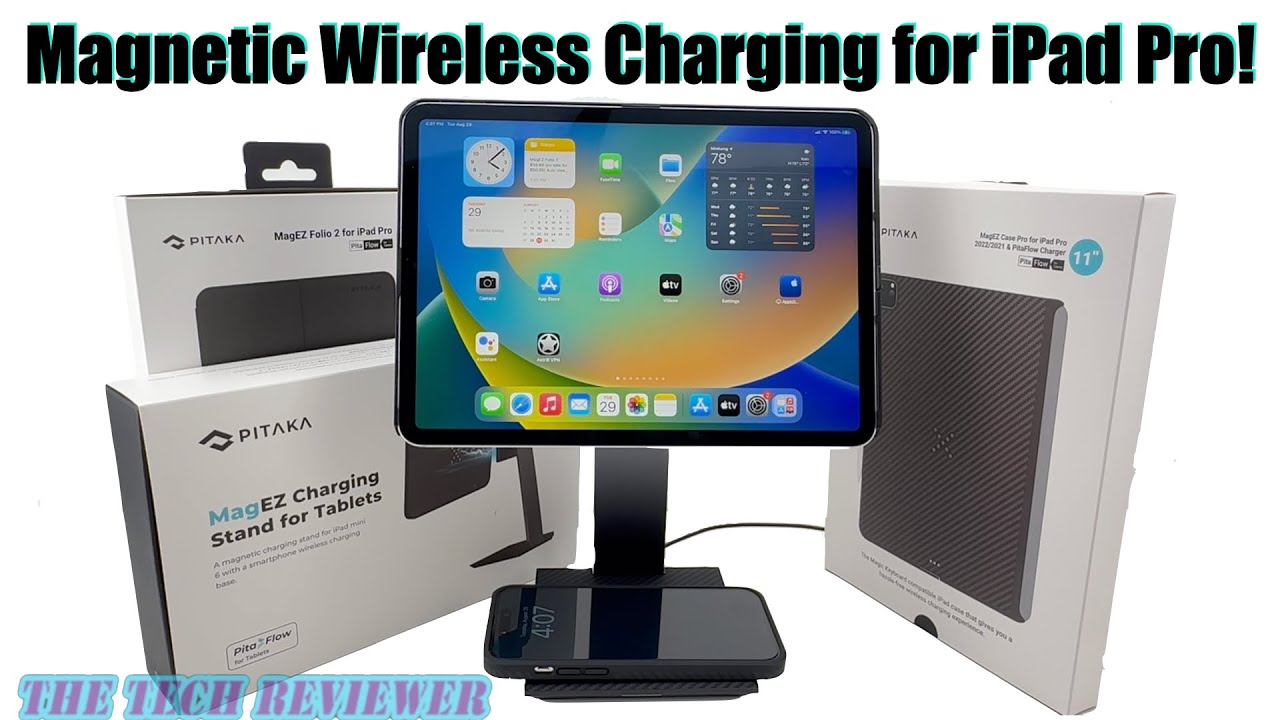 Магнитная беспроводная зарядка для iPad Pro? Обзор чехла MagEZ Case Pro и подставки для зарядки M...