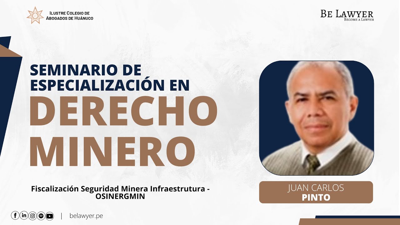 11. Fiscalización Seguridad Minera Infraestructura - OSIRNEGMIN | Be Lawyer