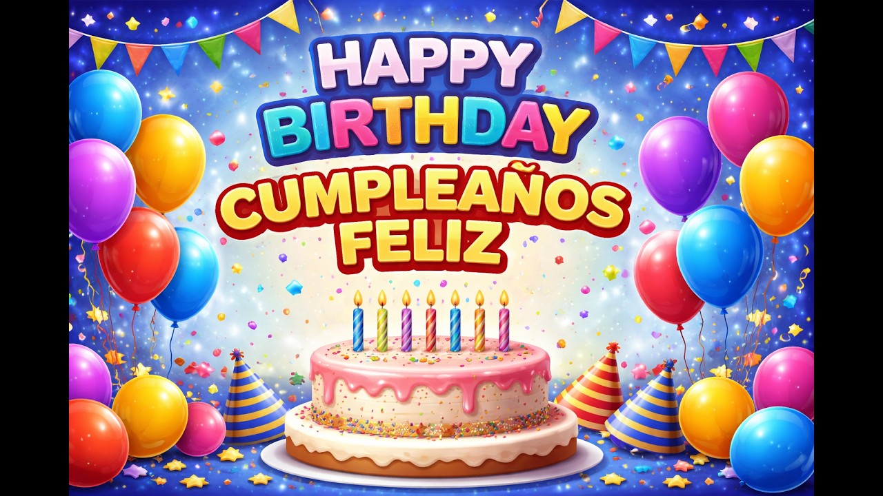 Happy Birthday to You 🎂 Cumpleaños Feliz | Canción de Cumpleaños Original