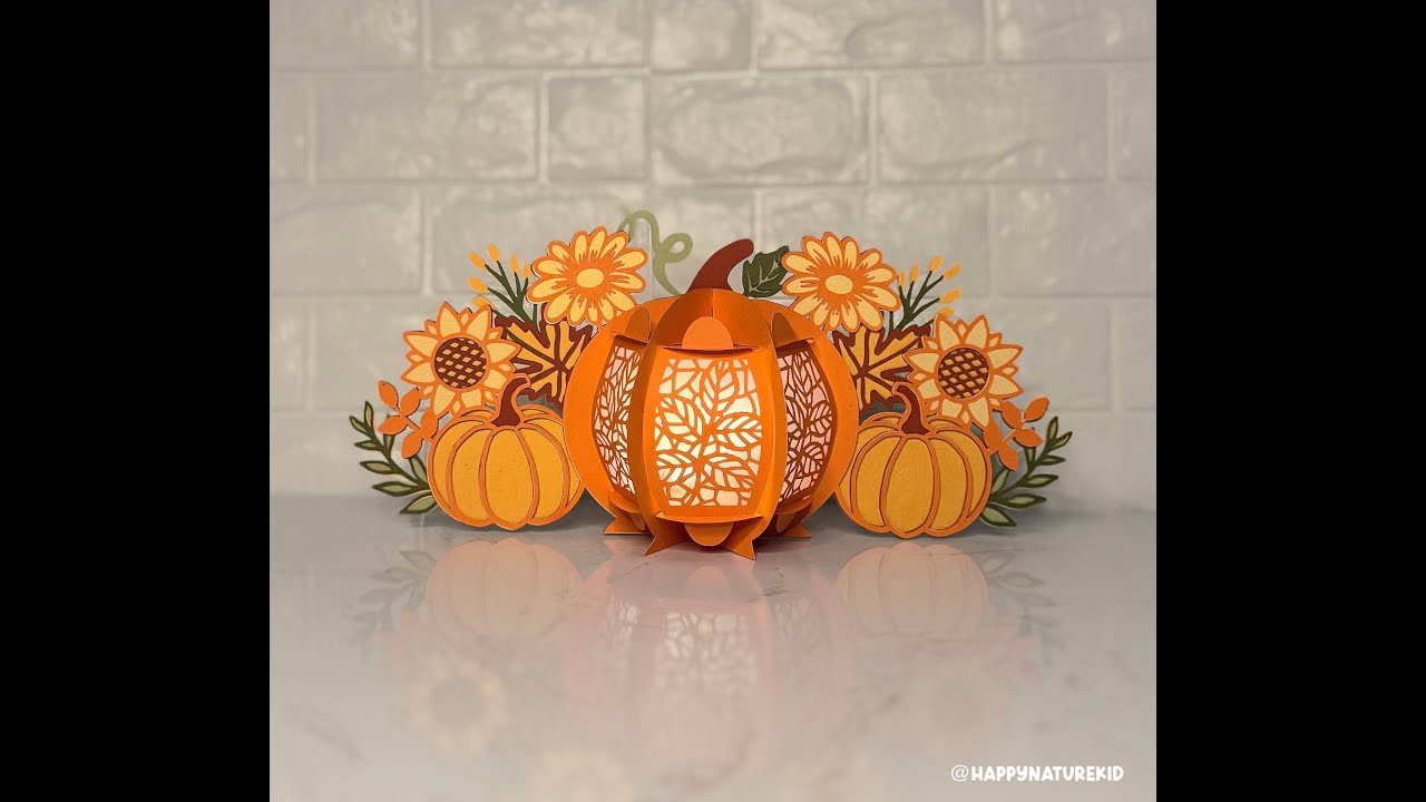 Pumpkin and Flower Lantern tutorial
