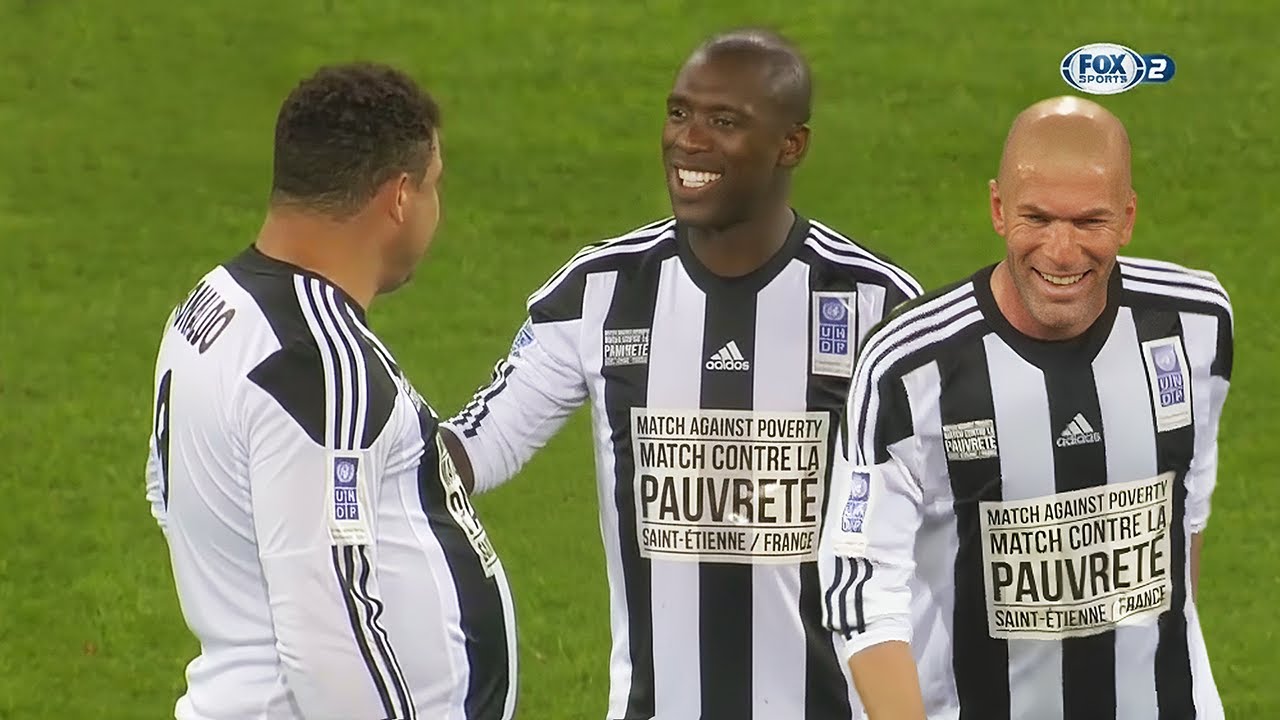 144kg Ronaldo Phenomenon & Retired Zidane Were Actually Insane In This Match