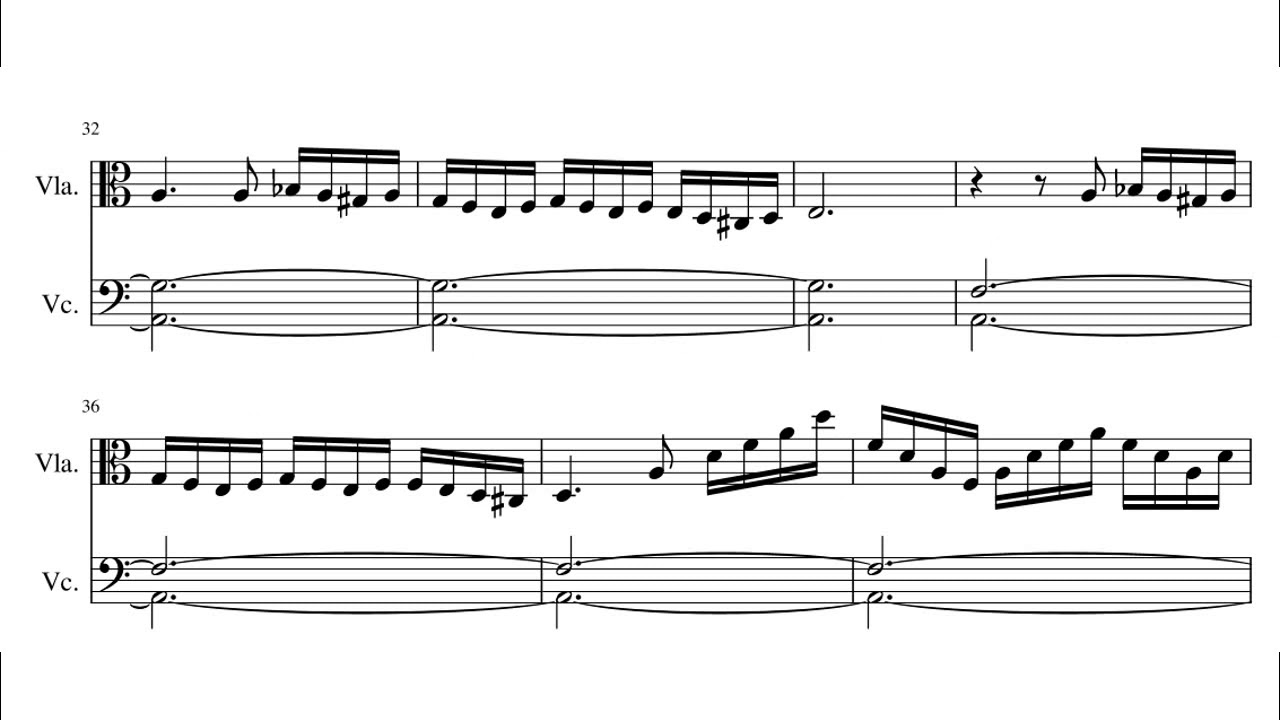 Adagio in G minor   Remo Giazotto (attributed to Tomaso Albinoni). Arr. for Viola and Cello.