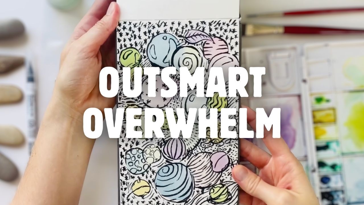 this got me through a busy day | eliminate task paralysis with art