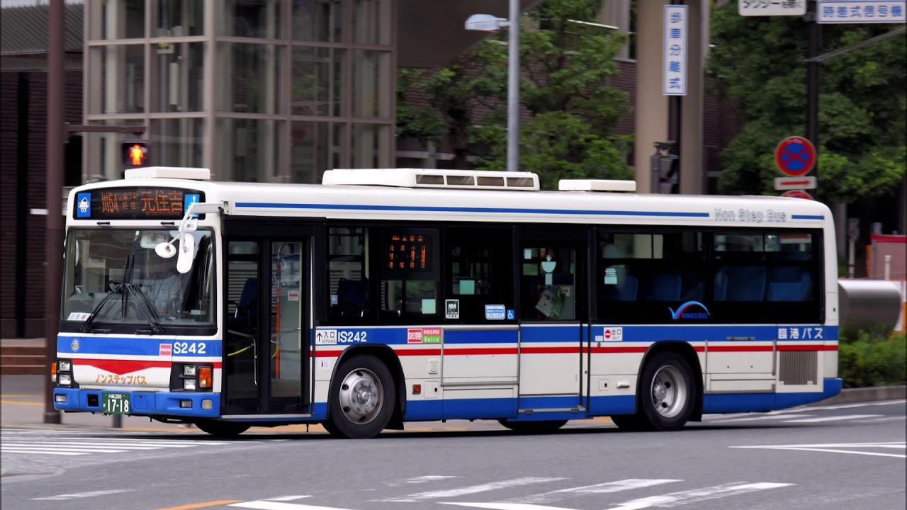 【ドカドカ】V8エルガ　アイドリング音（臨港バス：KL-LV280L1改）