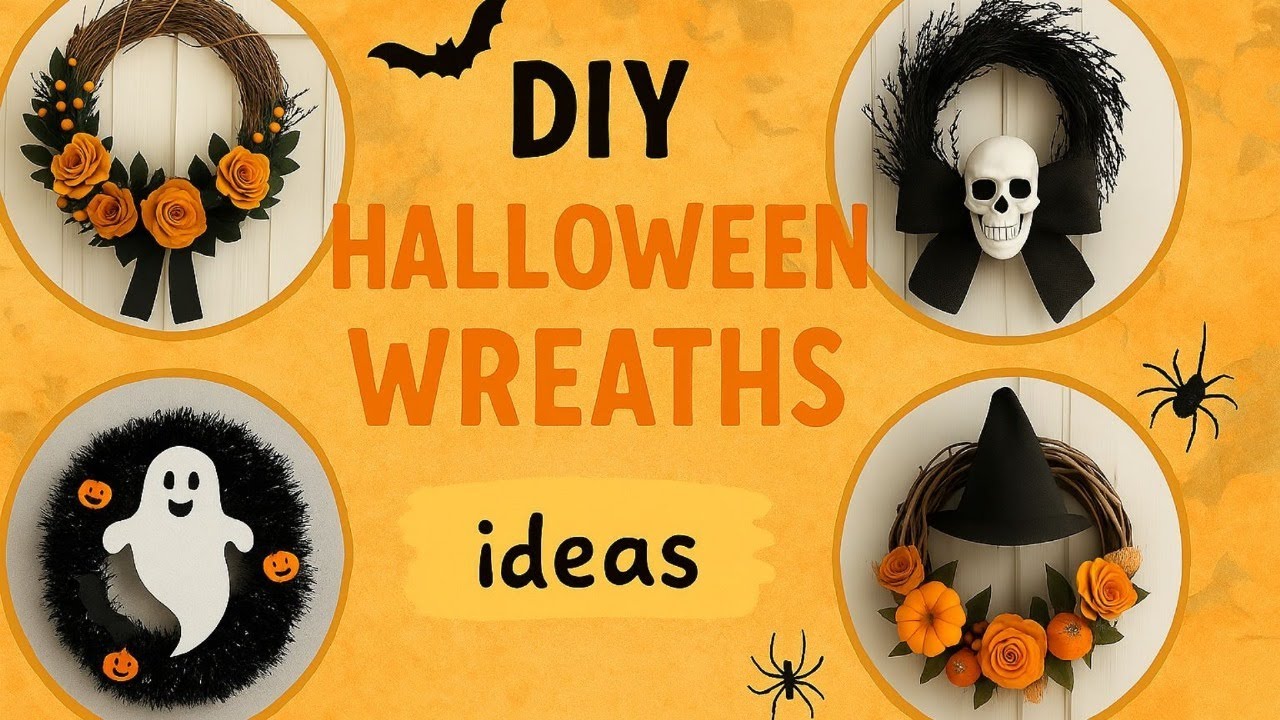100+ DIY Halloween Wreaths for Front Door | Spooky & Stylish Ideas 2025