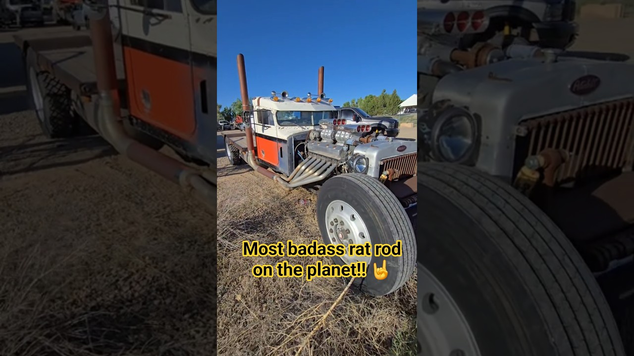 Peterbilt Rat Rod Detroit 12V71 #peterbilt #detroitpower #detroit #trucker #viral #ratrod #hotrod