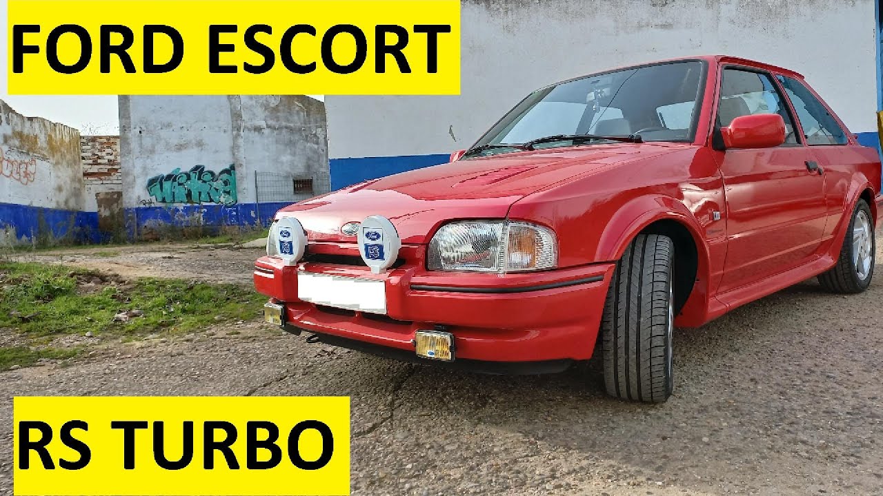 🔥🚗 FORD ESCORT RS TURBO 1989: Un icónico clásico deportivo de Ford 🚗🔥