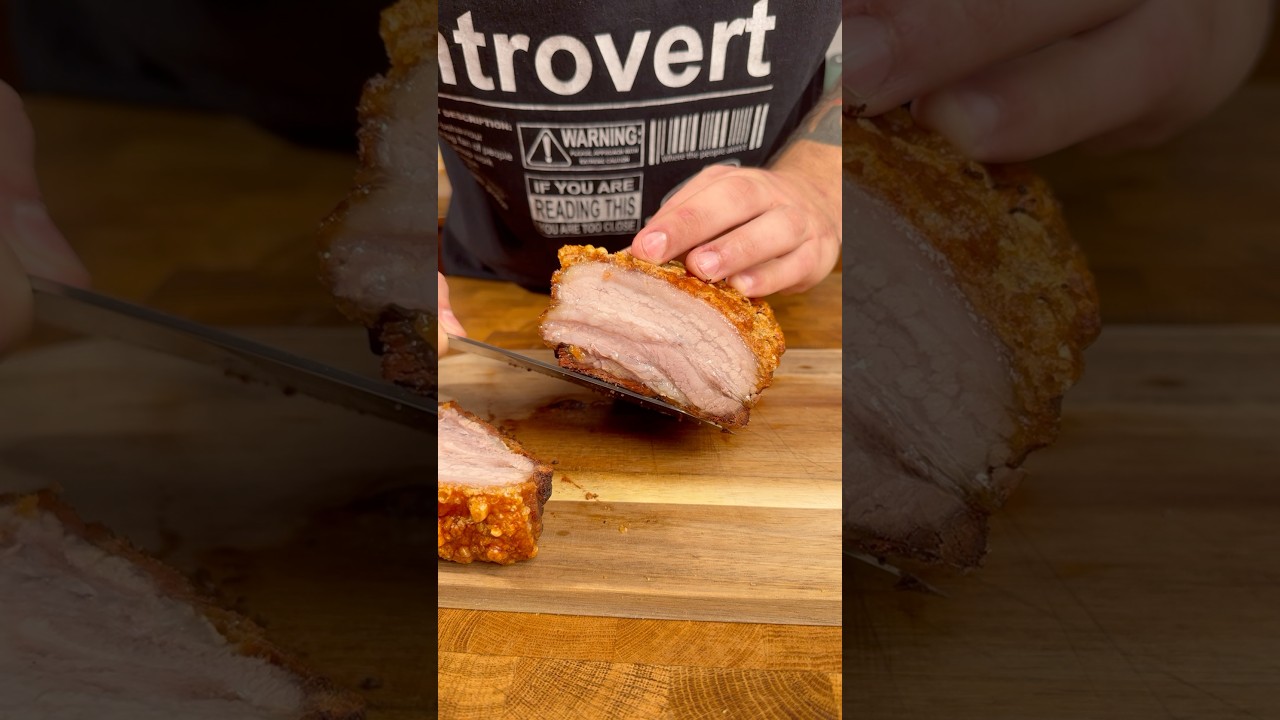 PANCIA DI MAIALE CROCCANTE! 🥓🐷