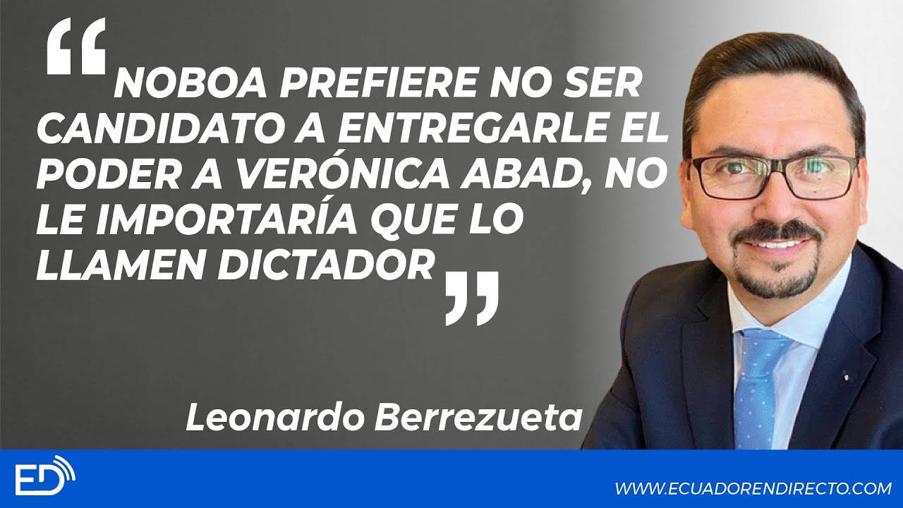 NOBOA prefiere NO ser CANDIDATO a entregarle elPODER a V. ABAD,no le importaría q lo llamen D1CTAD0R