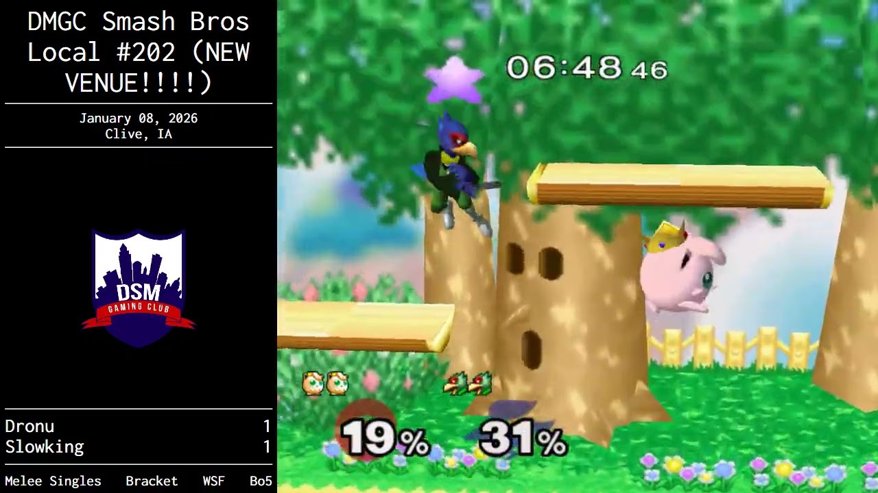 Dronu vs Slowking – DMGC Smash Bros Local #202 ⟮NEW VENUE!!!!⟯ – Winners Semi–Final