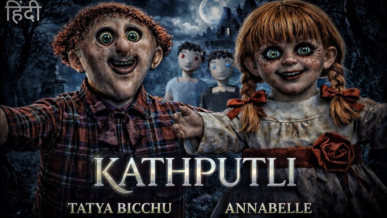 KATHPUTLI A SHORT MOVIE || THE STORY OF DOLL TATYA BICCHU AND ANNABELLE || HORROR STORY ANIMATED 