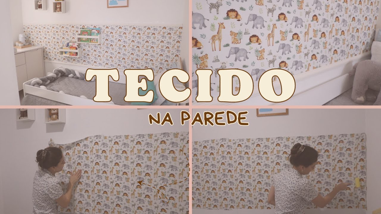 COMO APLICAR TECIDO NA PAREDE