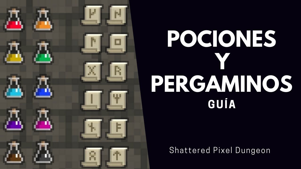 Pociones y Pergaminos | Shattered Pixel Dungeon