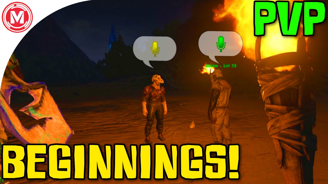 ARK: Survival Evolved PvP Series - Beginnings w/ Skism Gaming (Gameplay)