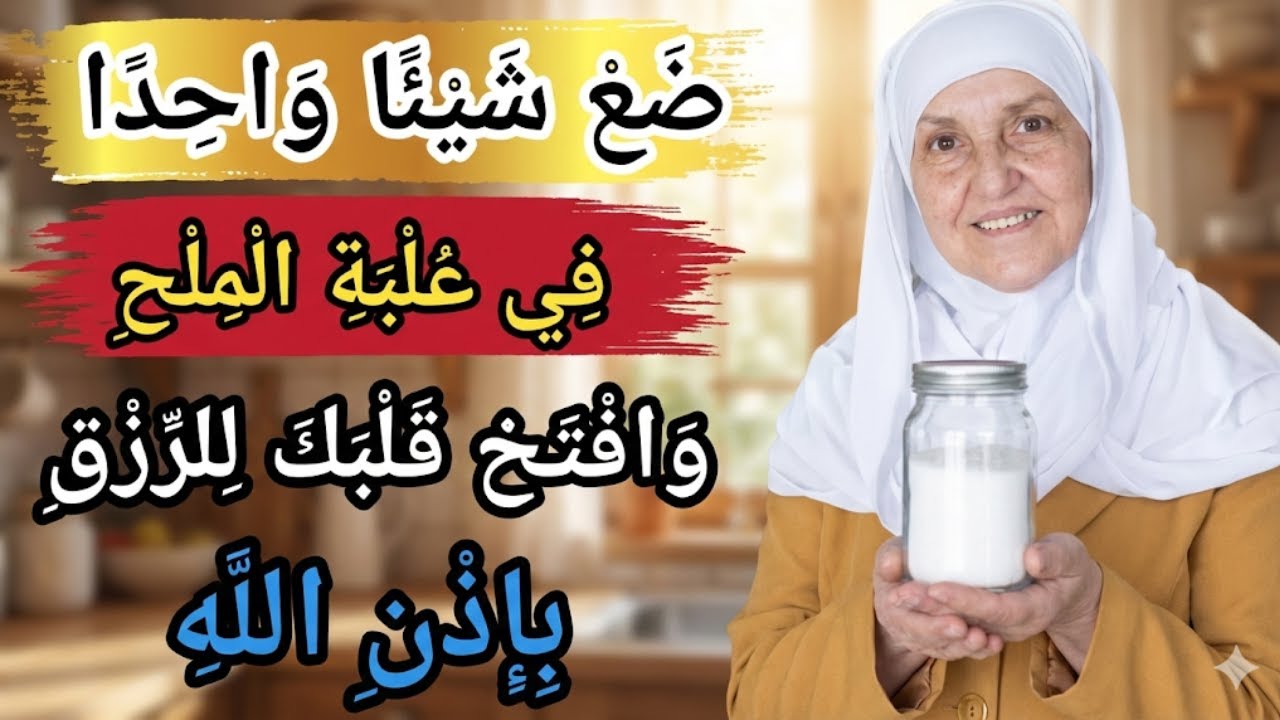 ضع شيئا واحدا في علبة الملح | وافتح قلبك للرزق بإذن الله | هيفاء يونس