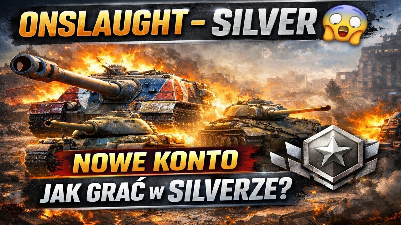 🔥 Onslaught w World of Tanks od ZERA | Jak grać w SILVERZE? | Pluton + nowe konto🔥