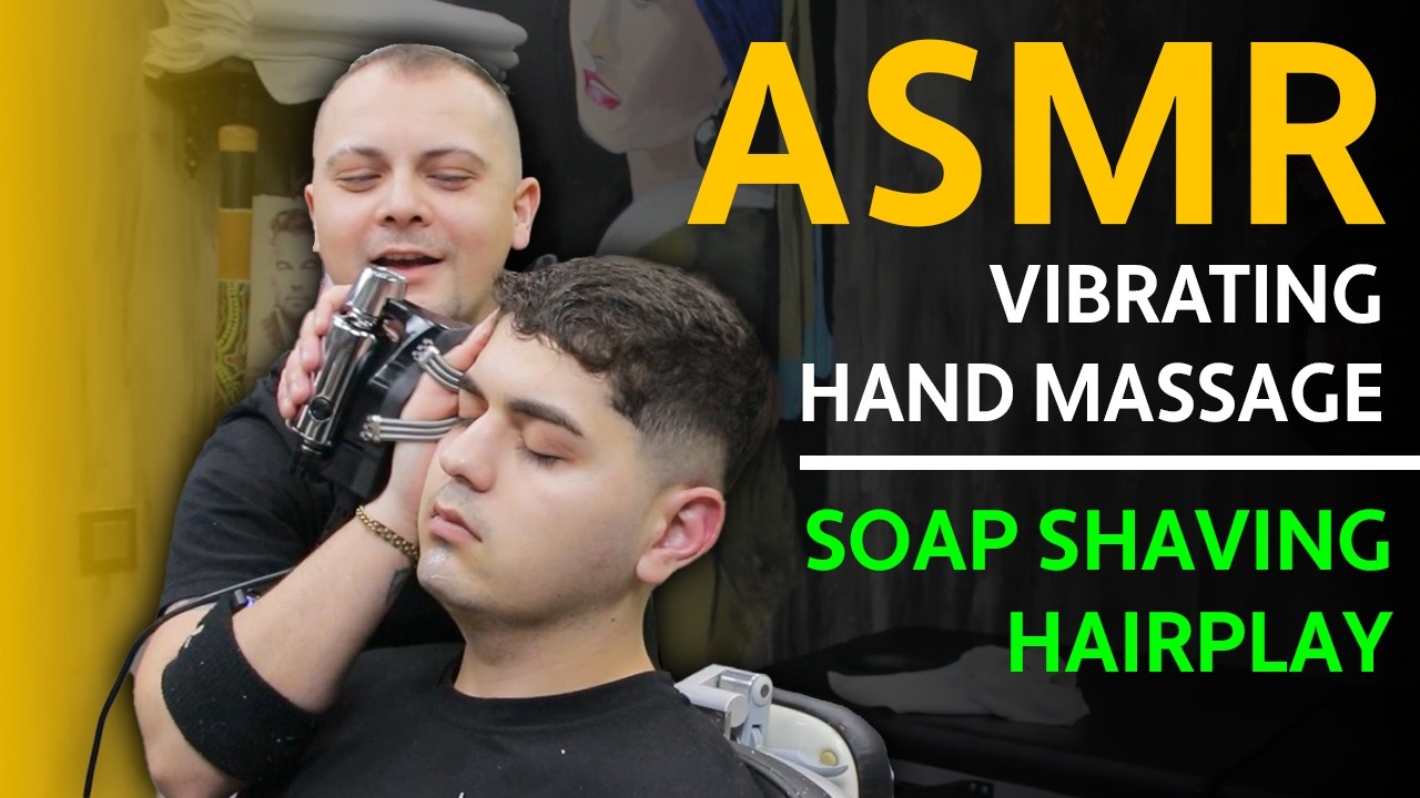 Weirdly Wonderful ASMR: Shaving Soap Foam, Ear Cleaning & Migraine Stone Massage