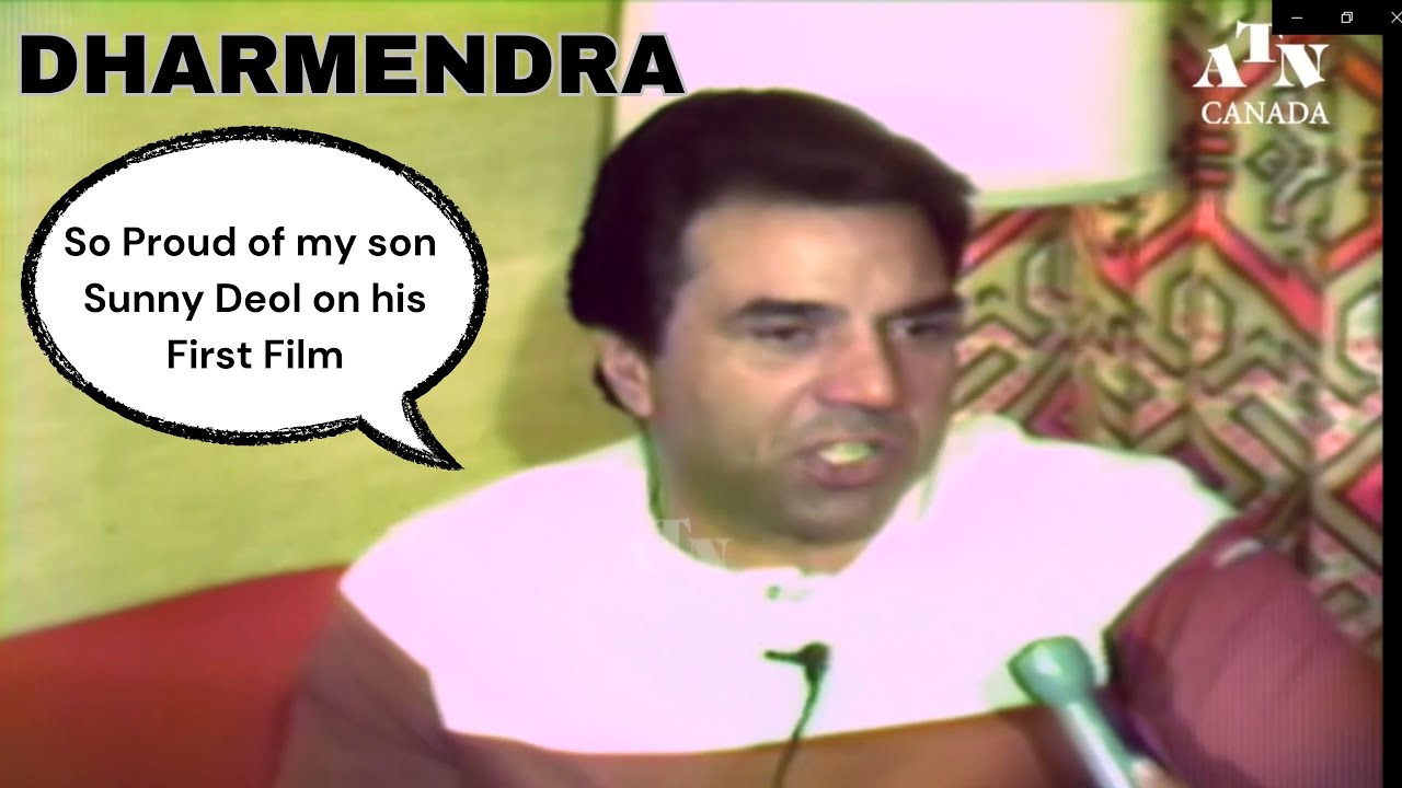 DHARMENDRA, one of the biggest stars of Indian cinema on joint productions between INDIA & CANADA