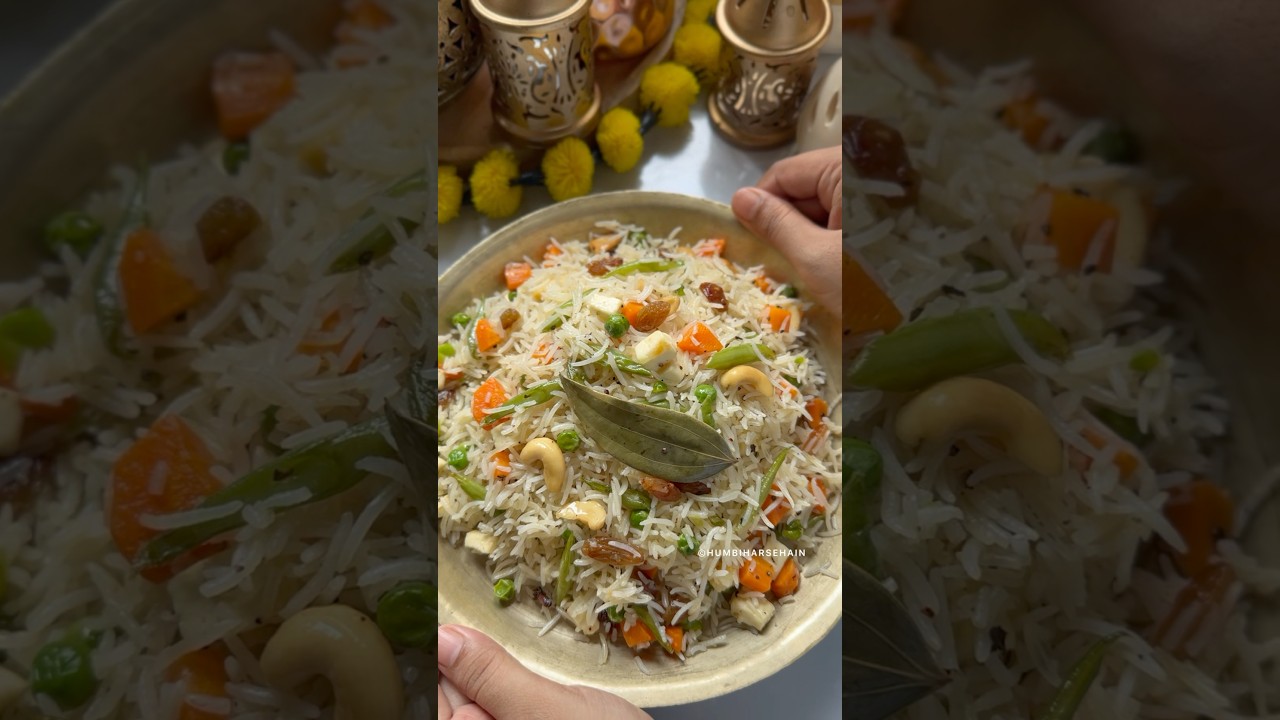 #DiwaliwithNidhi Vegetable Fried Rice | Diwali recipes  #humbiharsehain #shortsfeed #youtubeshorts