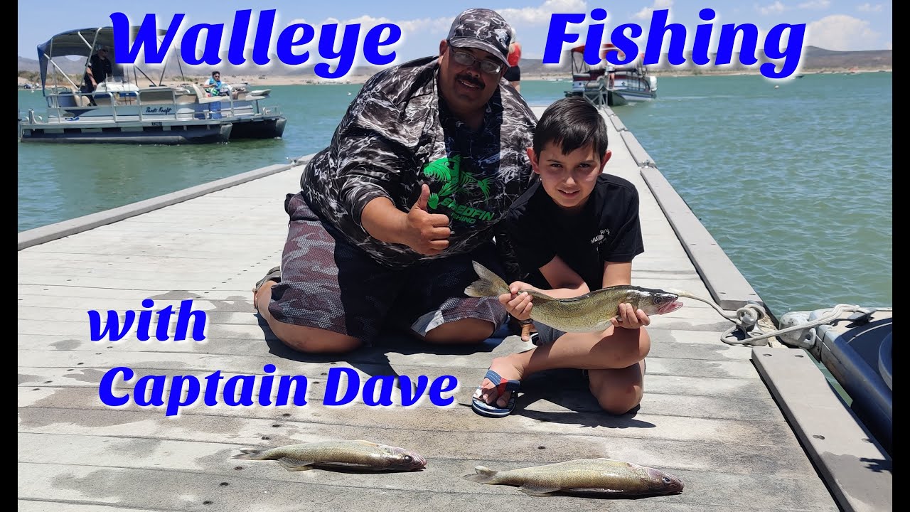 Alex Walleye Fishing With Dave's Fishing Guide Services At Elephant Butte New Mexico