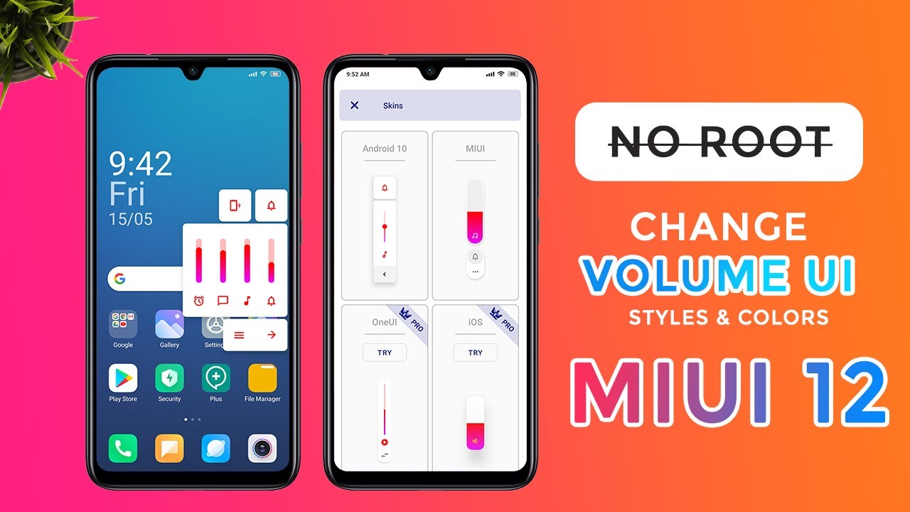 MIUI 12 TRICKS - GET NEW VOLUME UI STYLES AND COLORS ON ANY XIAOMI PHONE [NO ROOT]