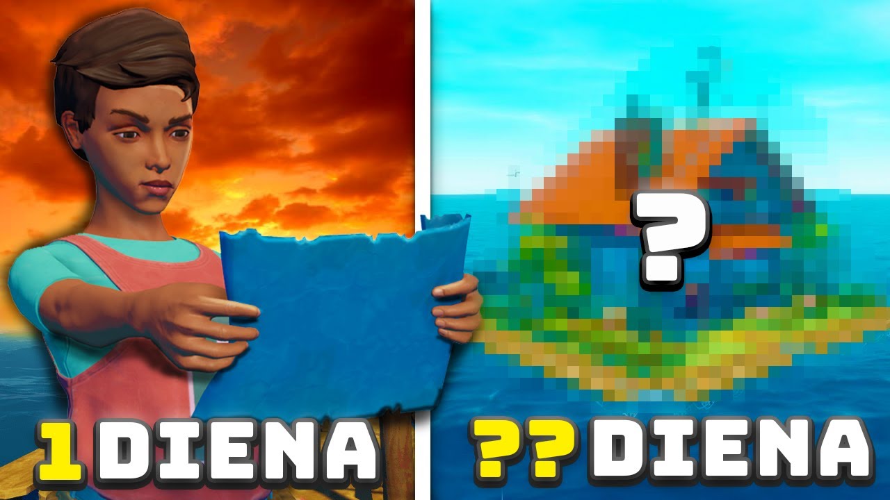Kiek DIENŲ galiu IŠGYVENTI ant PLAUSTO ? (Raft)