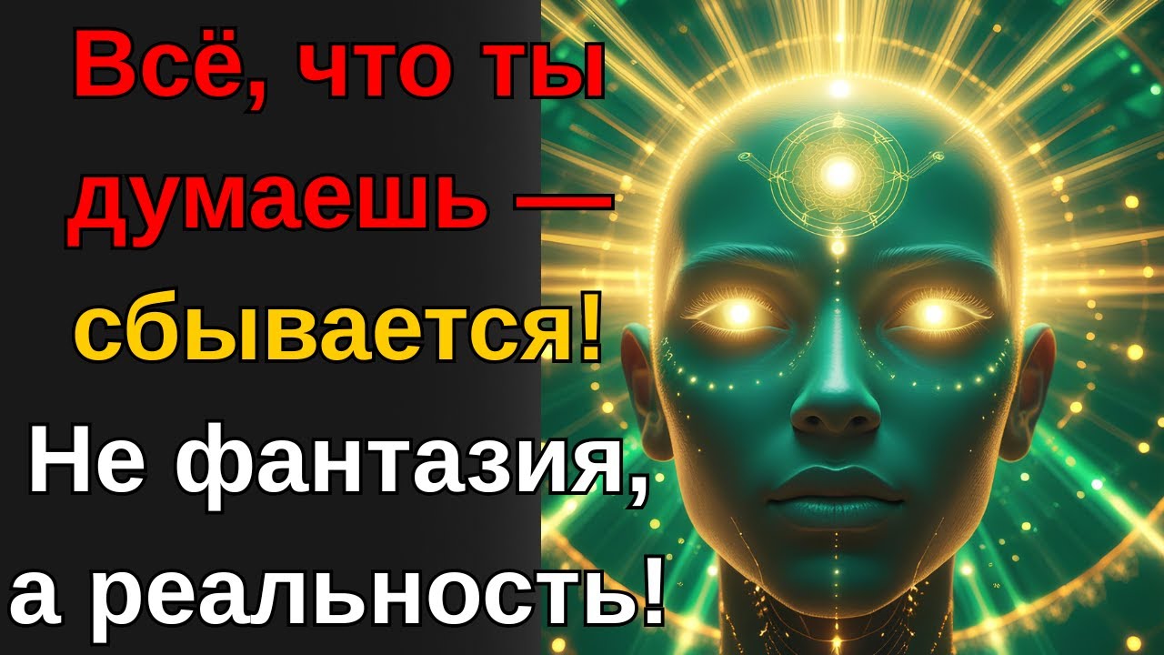 Избранный, Всё, о Чём Ты Думаешь, Станет Реальностью! | Тайная Сила Твоих Мыслей