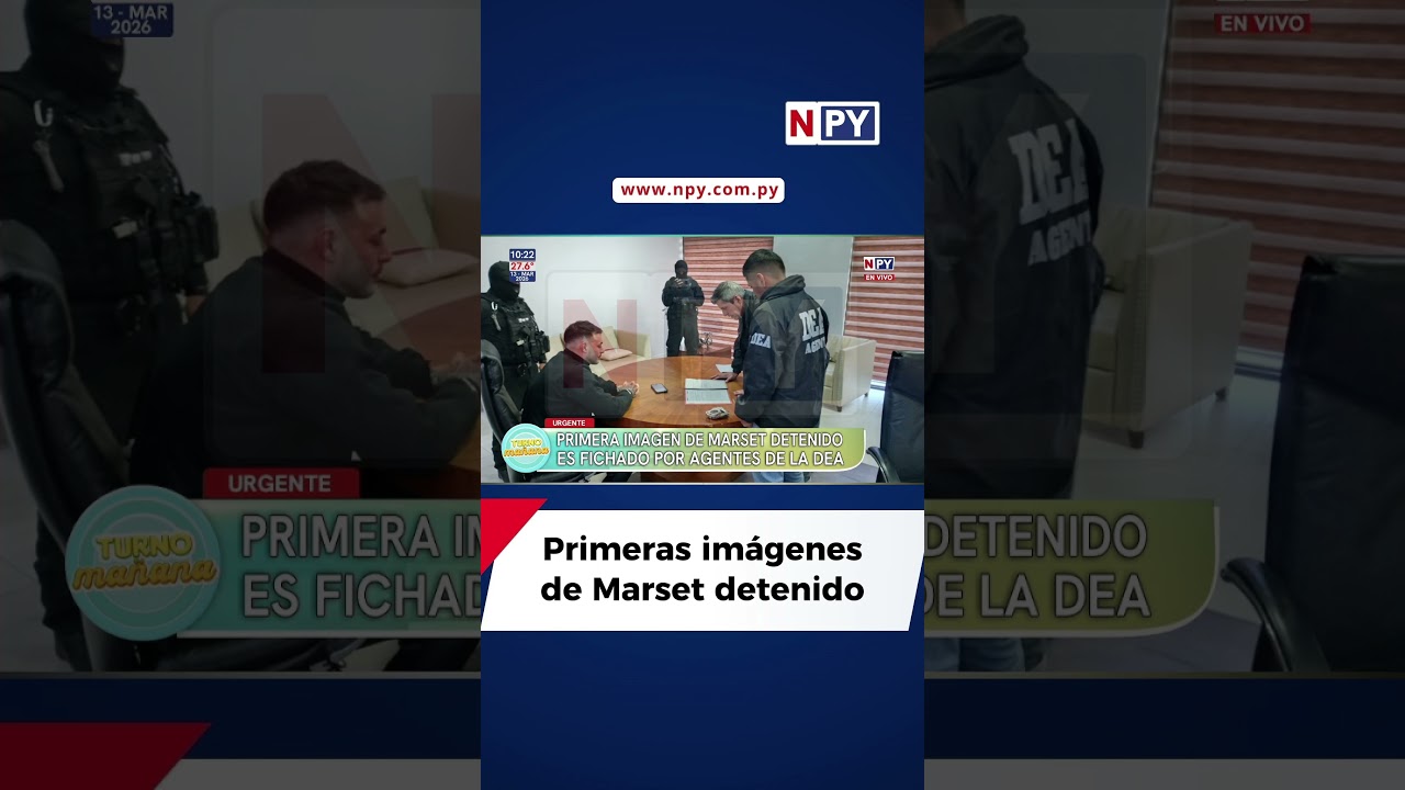 Primeras im&aacute;genes de Marset detenido