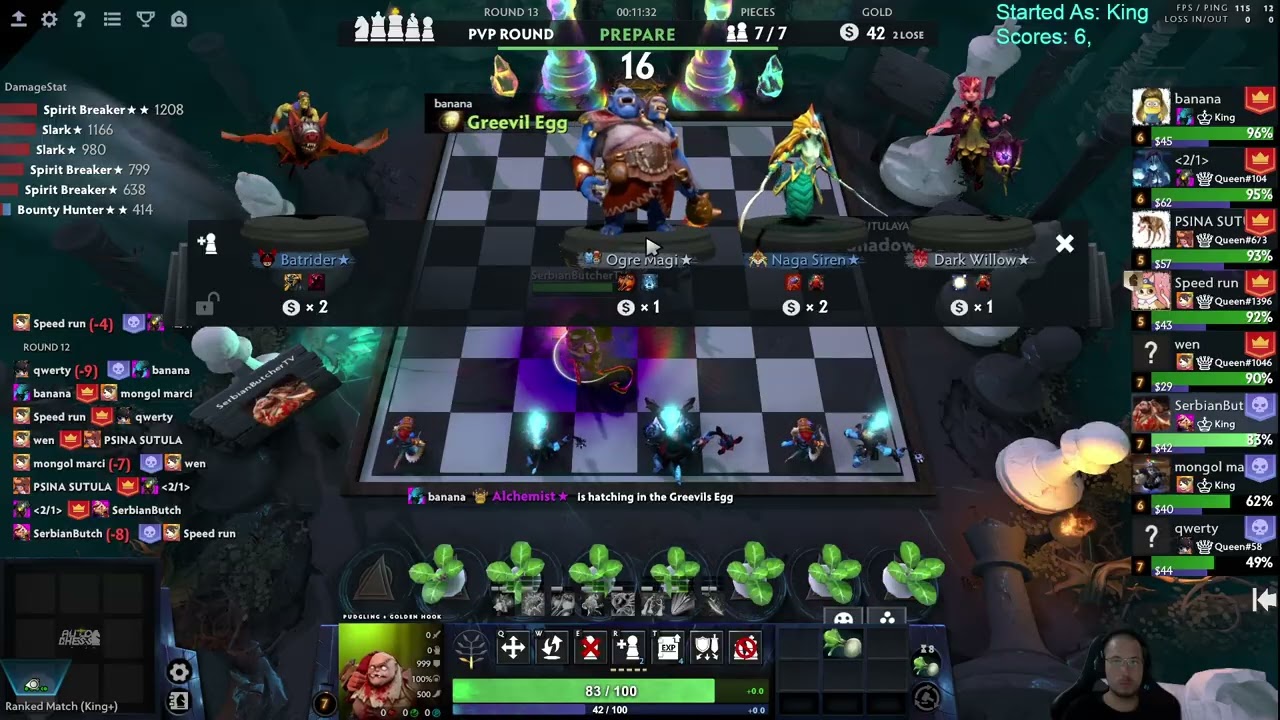 9 Assassins! Dota Auto Chess Season 38!
