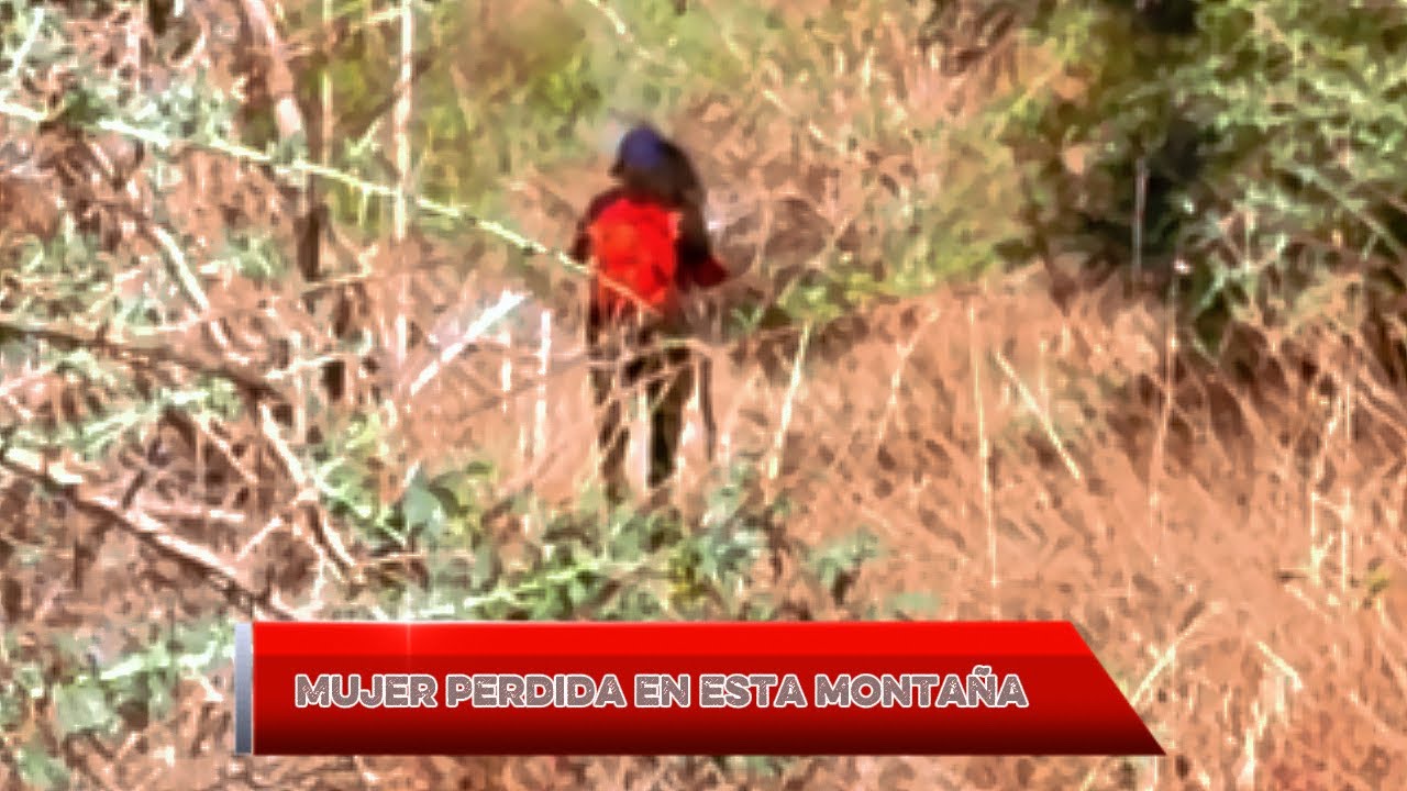 ￼ Mujer perdida en esta montaña