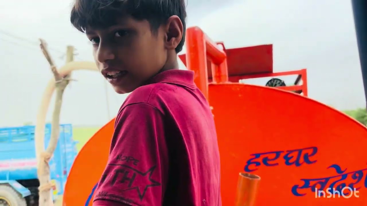 Day-94 aaj gya gaav or guys aaj bhot kaam tha pani ka tanker laya or mitti andr kri bhot kaam tha😓😓😓