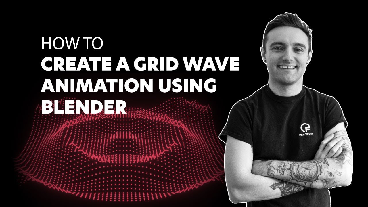 How To Create A Grid Wave Effect Using Blender