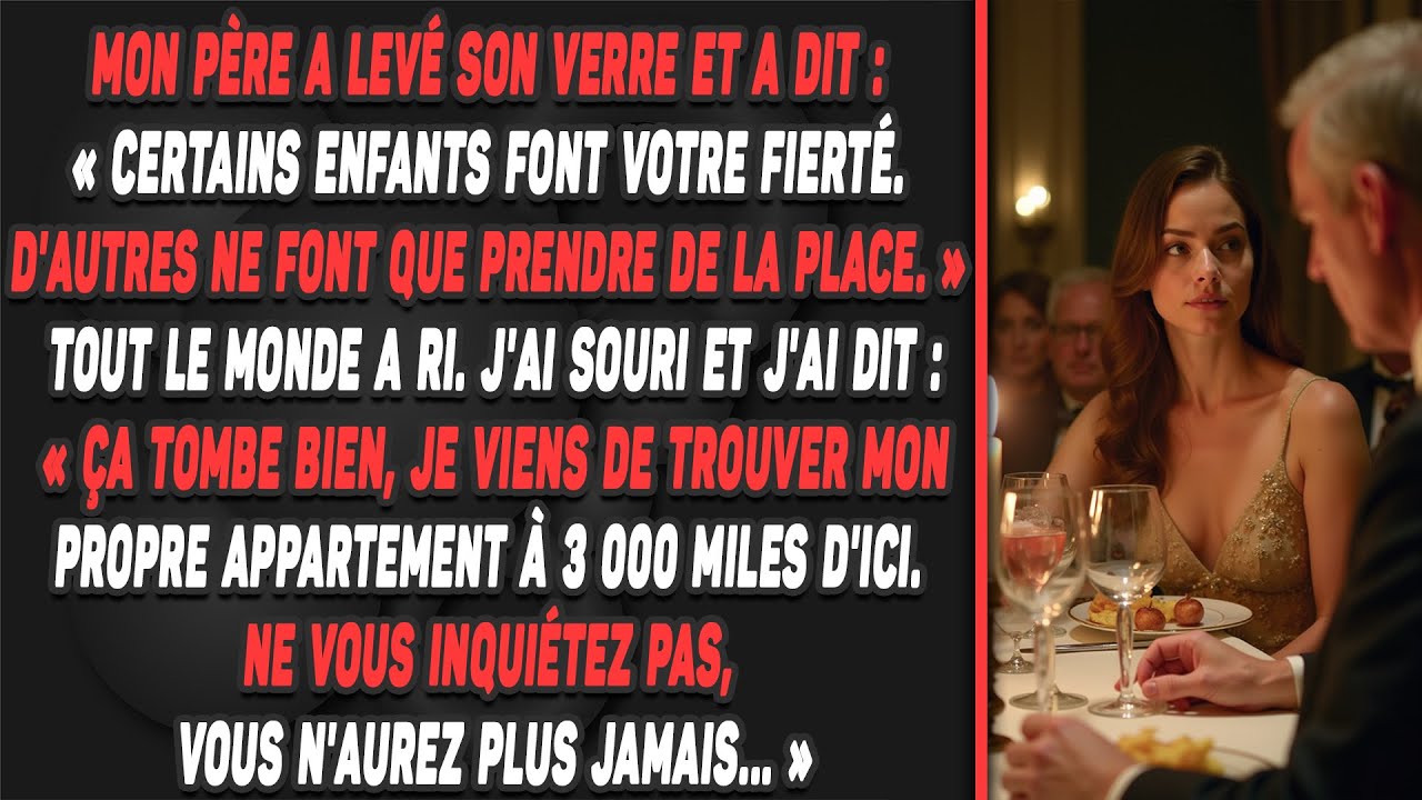 Il m'humilie à table. Ma réponse change tout.