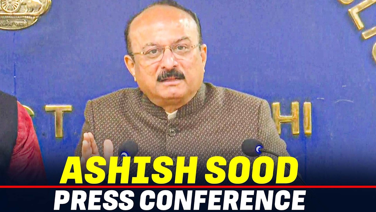 LIVE: Delhi Minister Ashish Sood holds press briefing |  Union Budget 2026-27