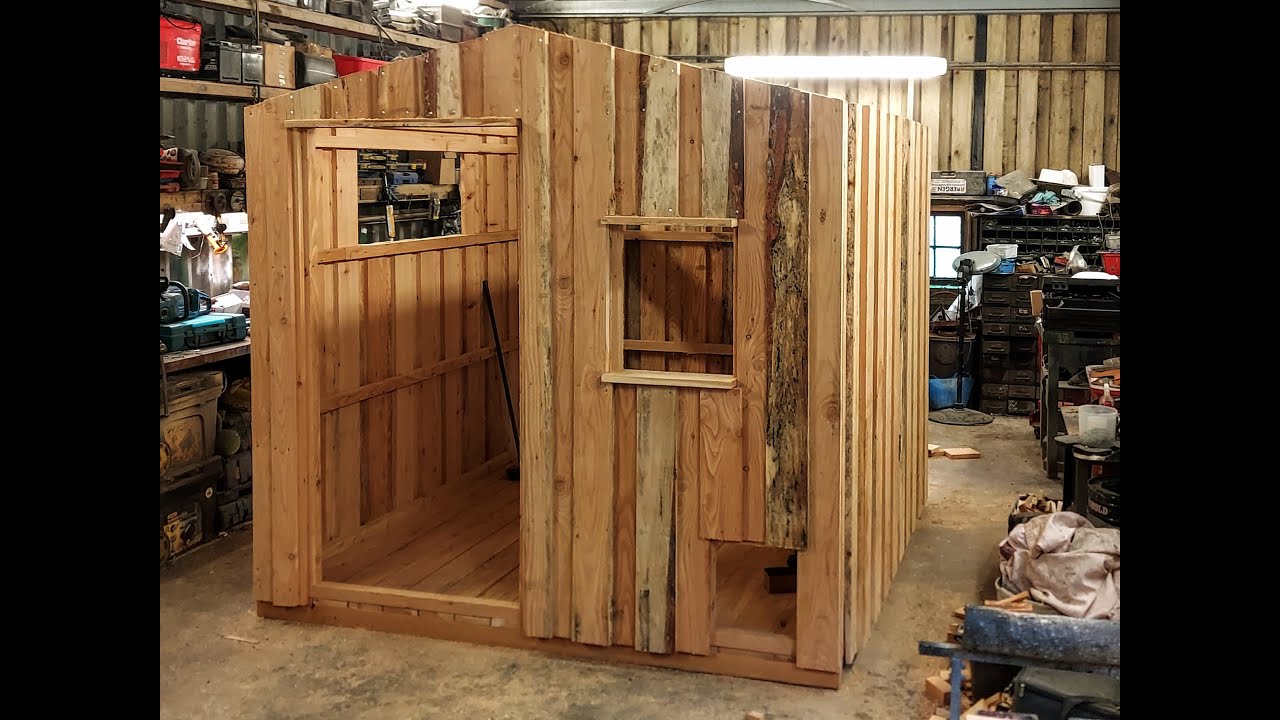 Combined toilet and shower, off grid and wheelchair accessible.