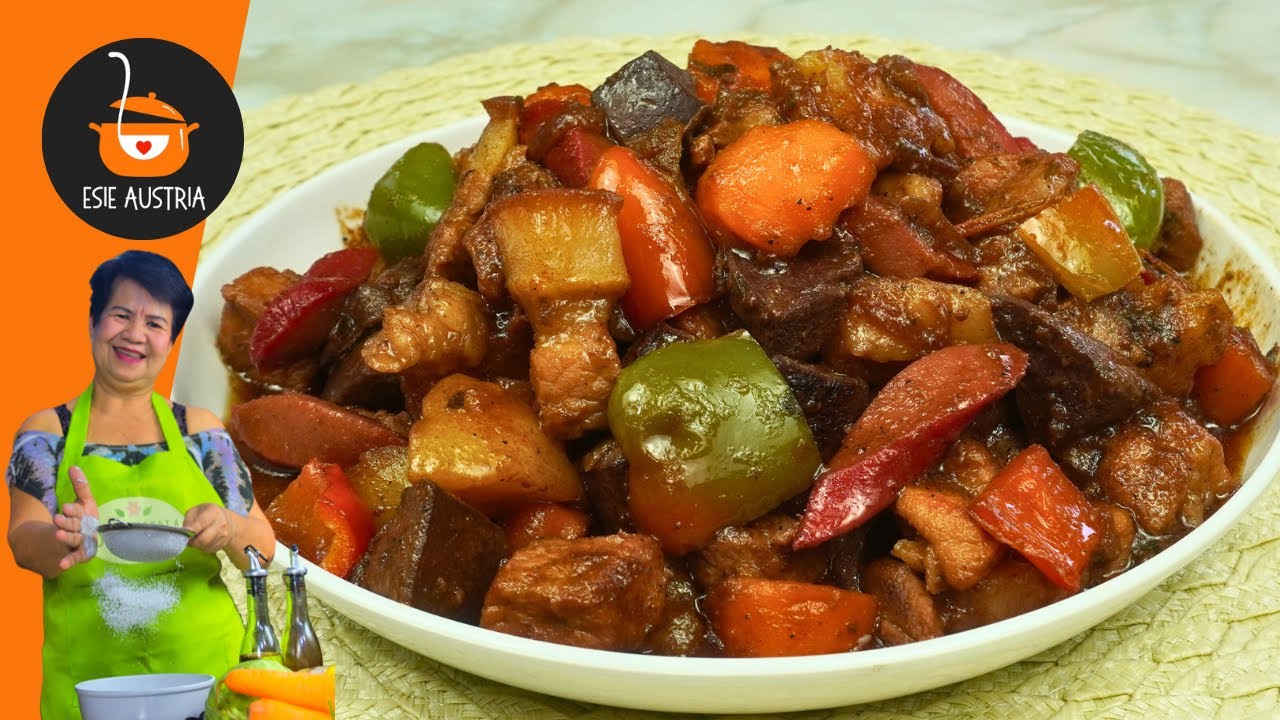Menudong Tagalog Recipe | Menudong walang tomato sauce | Pang handaan recipe | Pinoy ulam idea