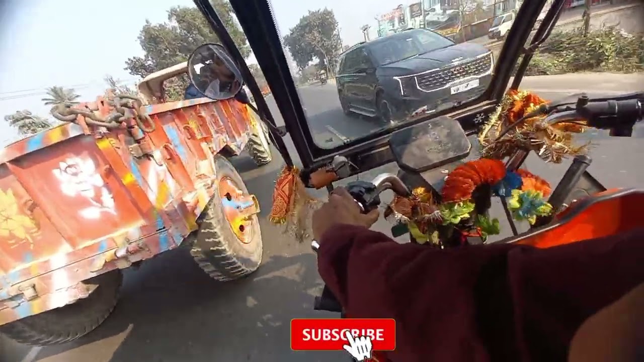 Driving electric rickshaw for e kyc in block 😱 | दादी का जीवन सत्यापन हो गया | Kundan handicap vlogs