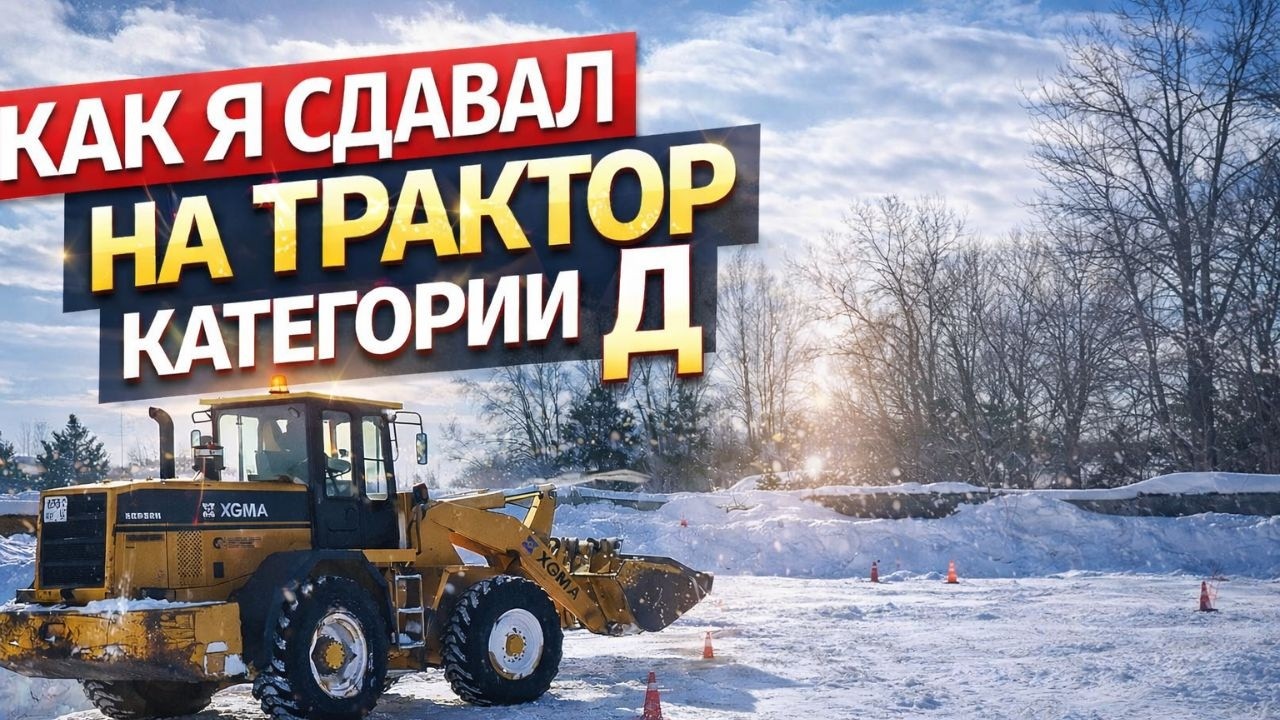 Как я сдавал экзамен на трактор категории D