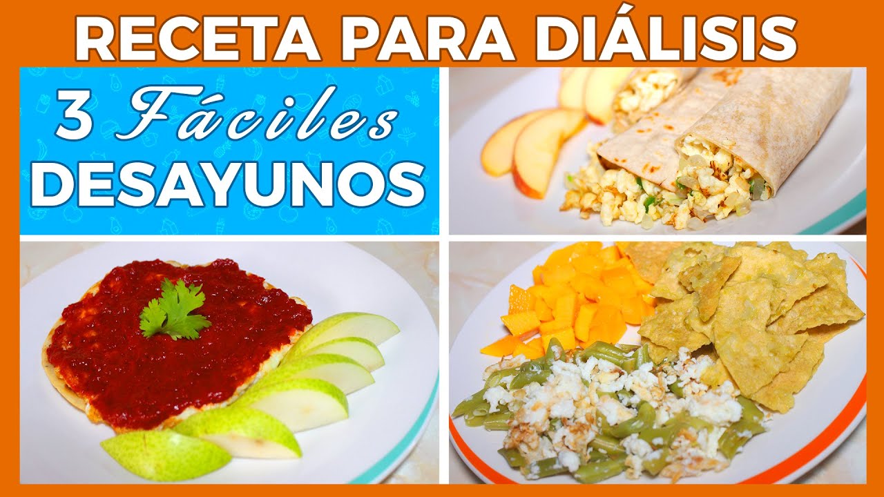 DESAYUNO para PACIENTES RENALES 👨🏻&zwj;🍳 Recetas con clara de huevo 😍 Junica IRC