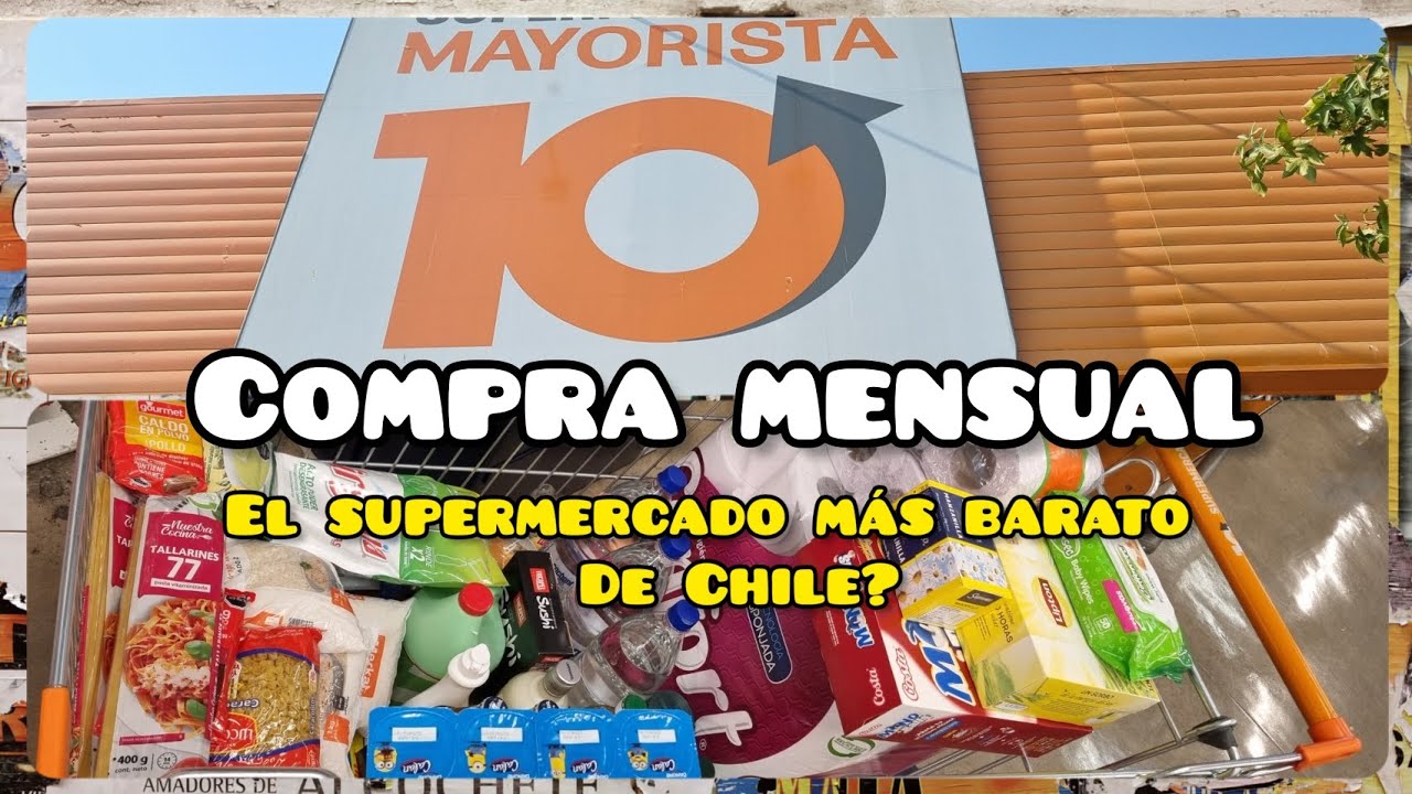 Fuimos al supermercado Chile | Mayorista 10 | El más barato ?