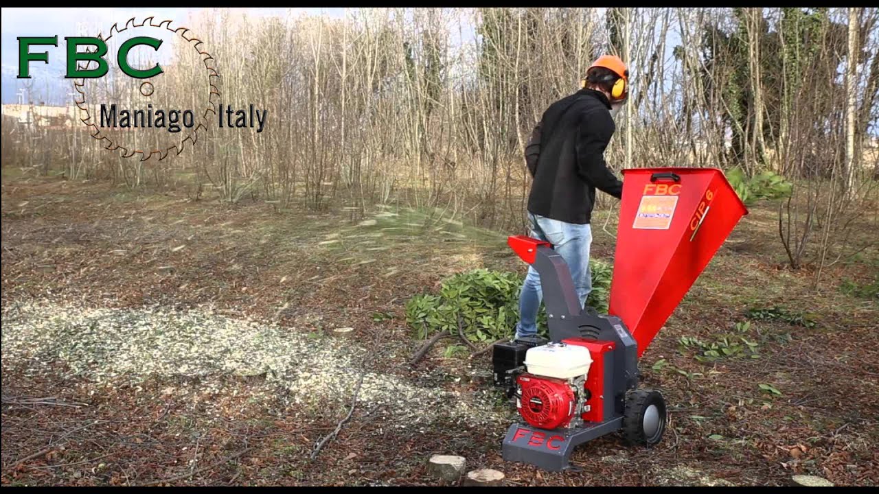 Cippatrice F B C modello CIP 6 Motore Honda 5,5 Hp