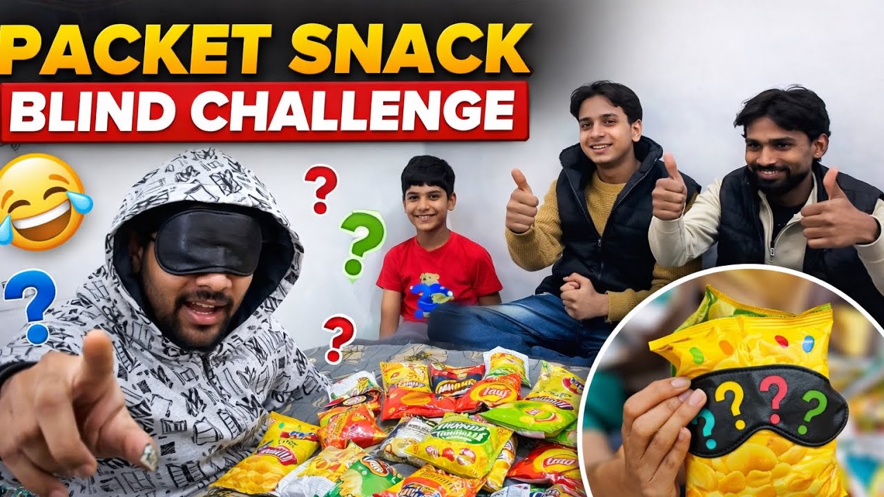 Packet snacks food challenge| Rishi vlogs | challenges vlog 😍